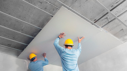 Acoustical Ceiling Installation